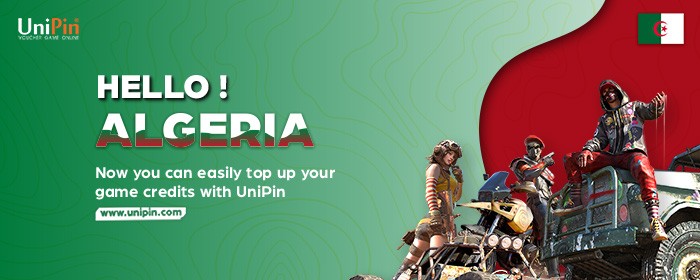 Hello Algeria!! Now You Can Easily Top Up Your Game Credits with UniPin!